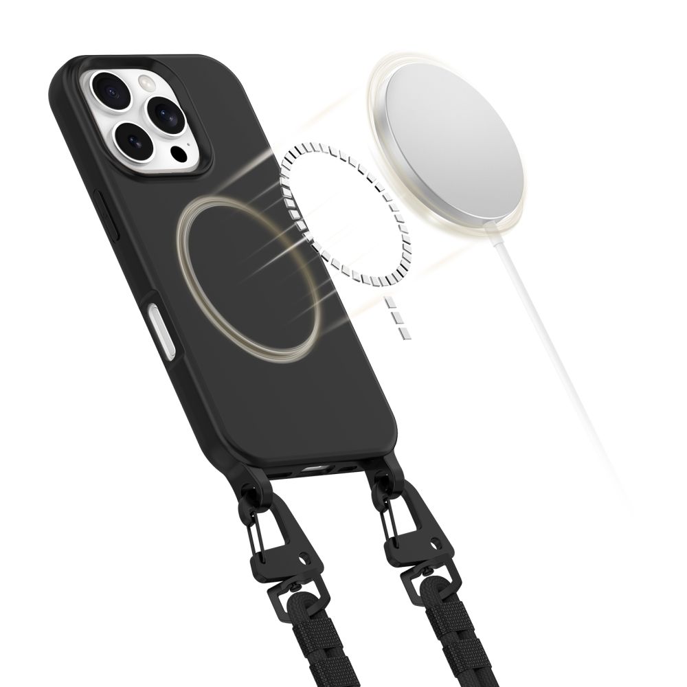 Tech-Protect MagNecklace MagSafe Case for iPhone 16 Pro Max, Black