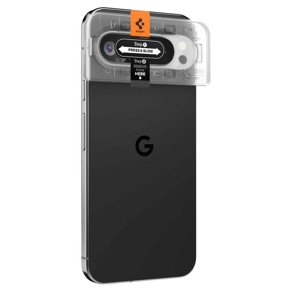 Spigen Optik.tR Ez Fit закаленное стекло для камеры Google Pixel 9 Pro XL (2 шт.)