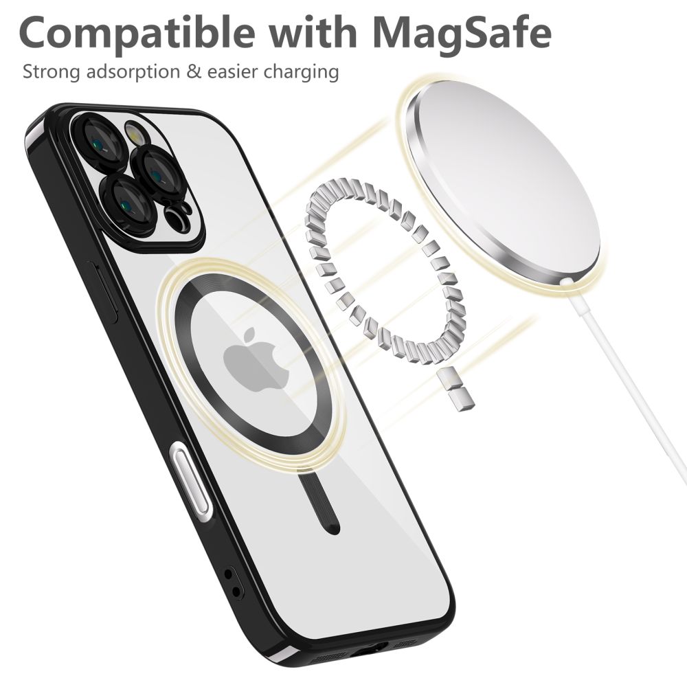 Apple iPhone 16 Pro Max 6.9\'\' Tech-Protect MagFlex MagSafe Case Cover, Black