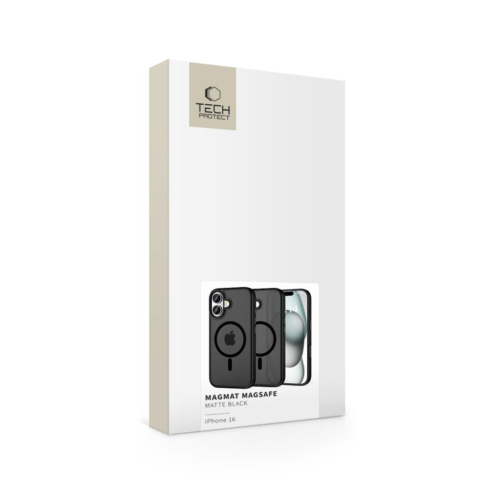 Чехол Tech-Protect для iPhone 16 MagMat MagSafe, черный