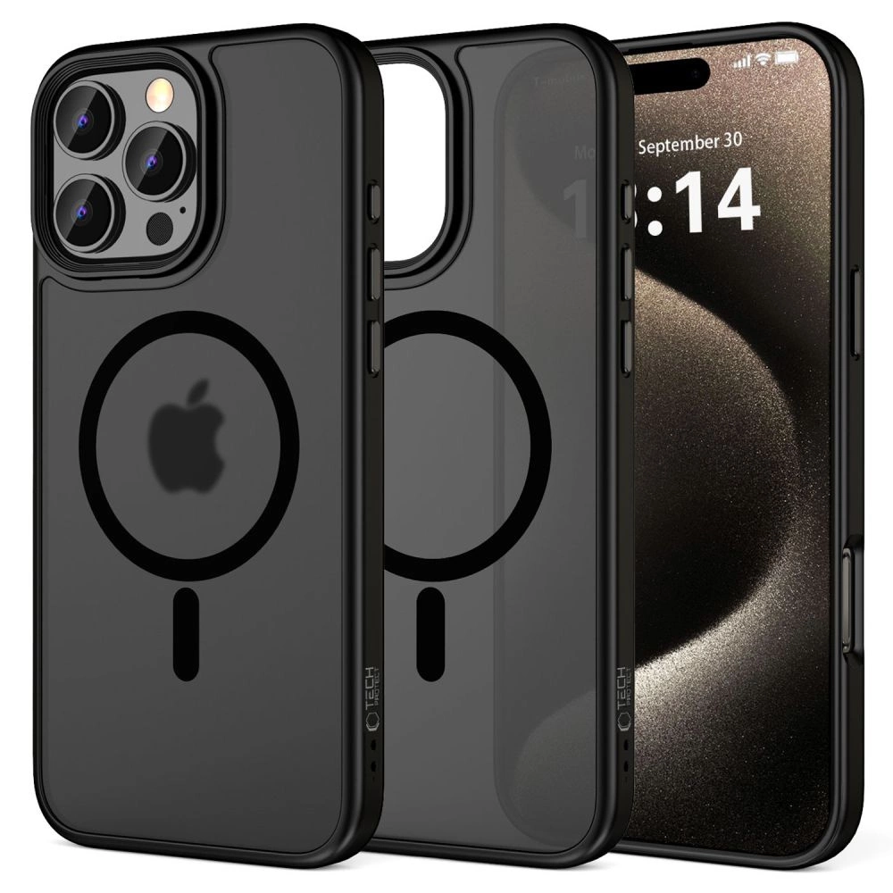 Tech-Protect iPhone 16 Pro Case MagMat MagSafe, Black