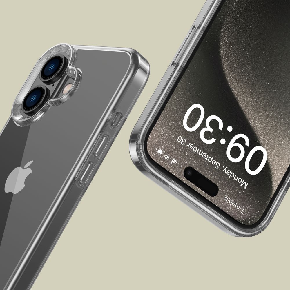 Apple iPhone 16 6.1\'\' Tech-Protect FlexAir Hybrid Case Cover, Clear | Чехол Обложка Бампер...
