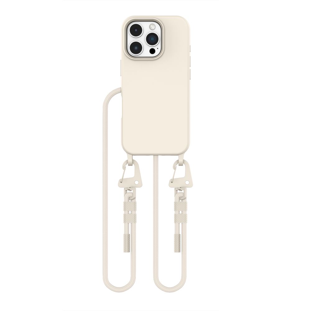 Tech-Protect iPhone 16 Pro Max Case MagNecklace MagSafe, Beige
