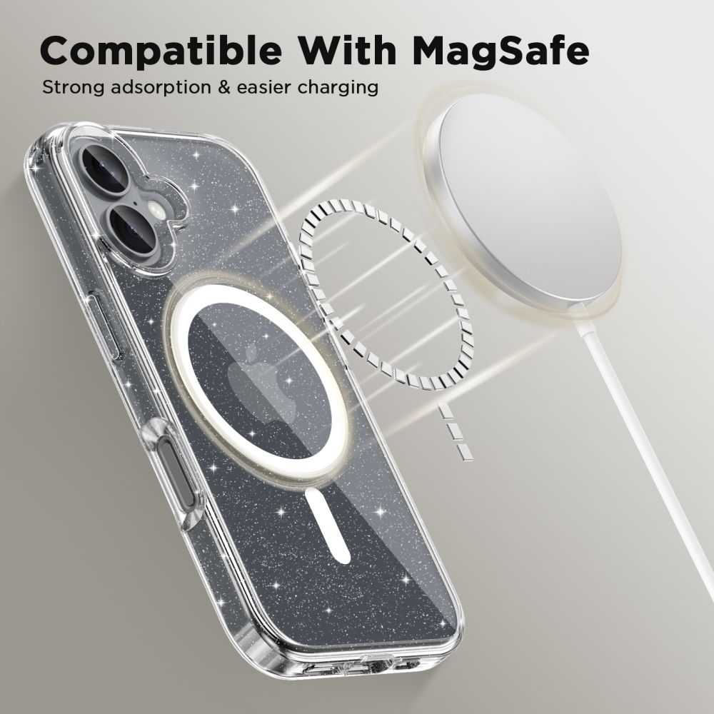 Чехол Tech-Protect FlexAir Hybrid MagSafe для iPhone 16 - Прозрачный