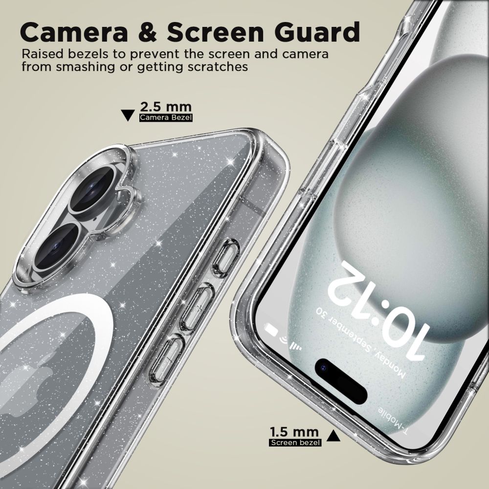 Чехол Tech-Protect FlexAir Hybrid MagSafe для iPhone 16 - Прозрачный