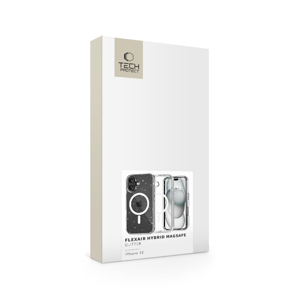 Чехол Tech-Protect FlexAir Hybrid MagSafe для iPhone 16 - Прозрачный