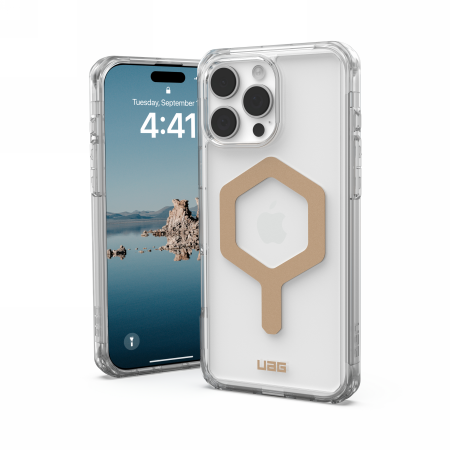 Чехол UAG Plyo Magsafe для iPhone 16 Pro Max - золотой
