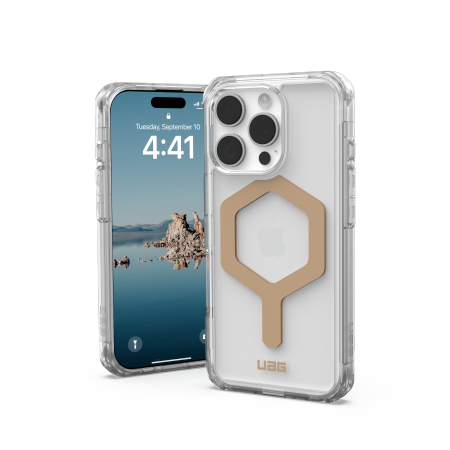 Чехол UAG Plyo Magsafe для iPhone 16 Pro - золотой