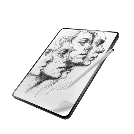 ZAGG InvisibleShield Fusion Canvas Antibacterial Protective Film Imitating Paper for iPad Pro 13" 2024
