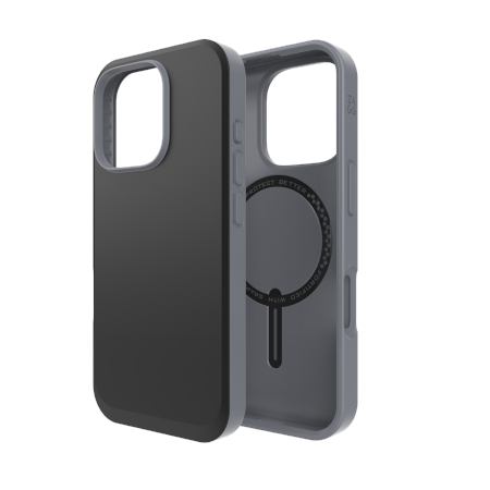 Apple iPhone 16 Pro 6.3\'\' ZAGG Santa SoHo Snap MagSafe Case Cover, Black