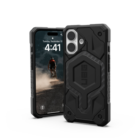 Чехол UAG Monarch для iPhone 16 - черный