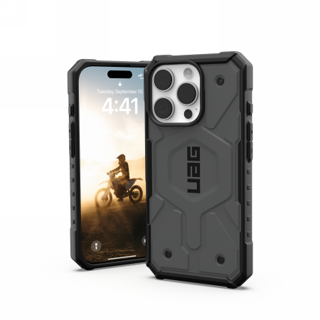 UAG Pathfinder Magsafe case for iPhone 16 Pro - silver