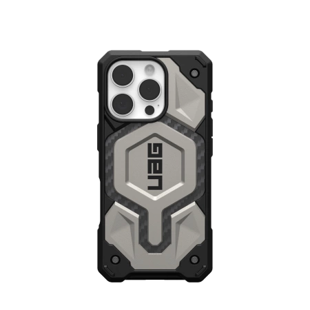 UAG Monarch Pro Case with MagSafe for iPhone 16 Pro - Titanium