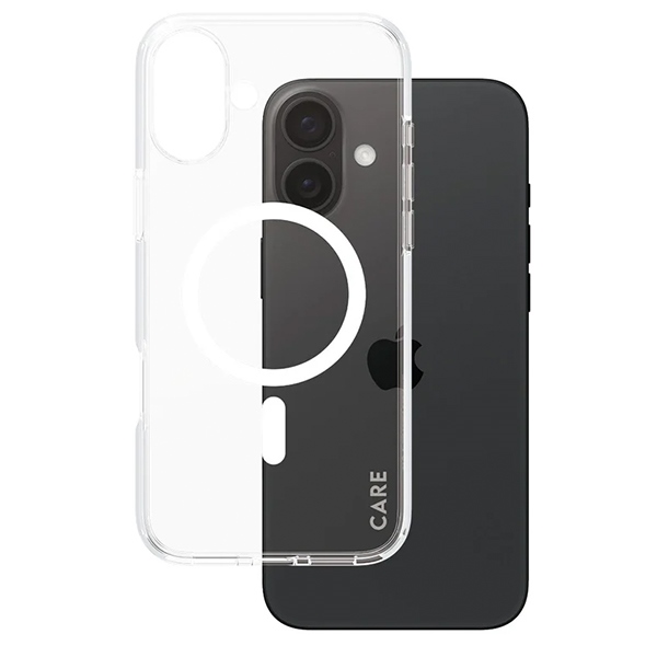 CARE by PanzerGlass Flagship Case for iPhone 16 Plus, White (MagSafe)