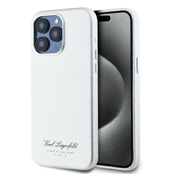 Apple iPhone 16 Pro 6.3'' Karl Lagerfeld Hotel RSG Cover Case, Gray