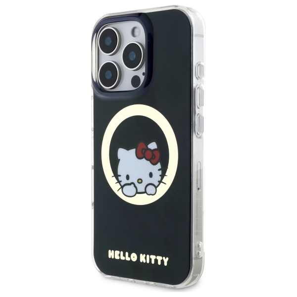 Hello Kitty iPhone 16 Pro Max Case IML Sweet Kitty MagSafe, Black