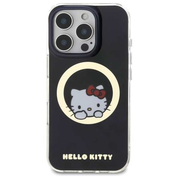 Hello Kitty iPhone 16 Pro Max Case IML Sweet Kitty MagSafe, Black