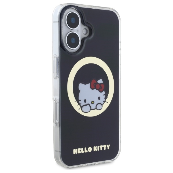 Hello Kitty iPhone 16 Case IML Sweet Kitty MagSafe, Black