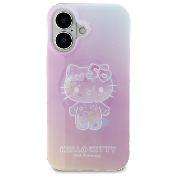 Hello Kitty iPhone 16 Case IML 50th Anniversary MagSafe, Pink