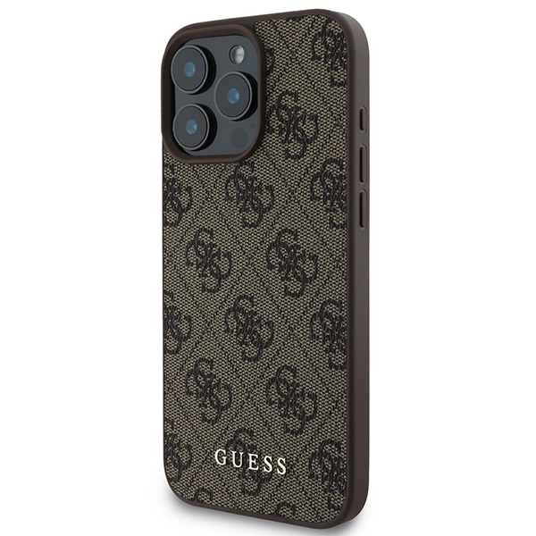 Guess 4G Classic vāciņš Apple iPhone 16 Pro Max, Brūns