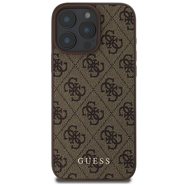 Guess 4G Classic vāciņš Apple iPhone 16 Pro Max, Brūns