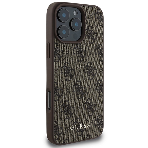 Guess 4G Classic vāciņš Apple iPhone 16 Pro Max, Brūns