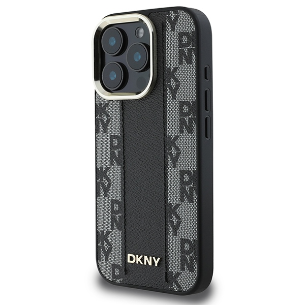 Dkny iPhone 16 Pro Max Case Checkered Pattern MagSafe, Black