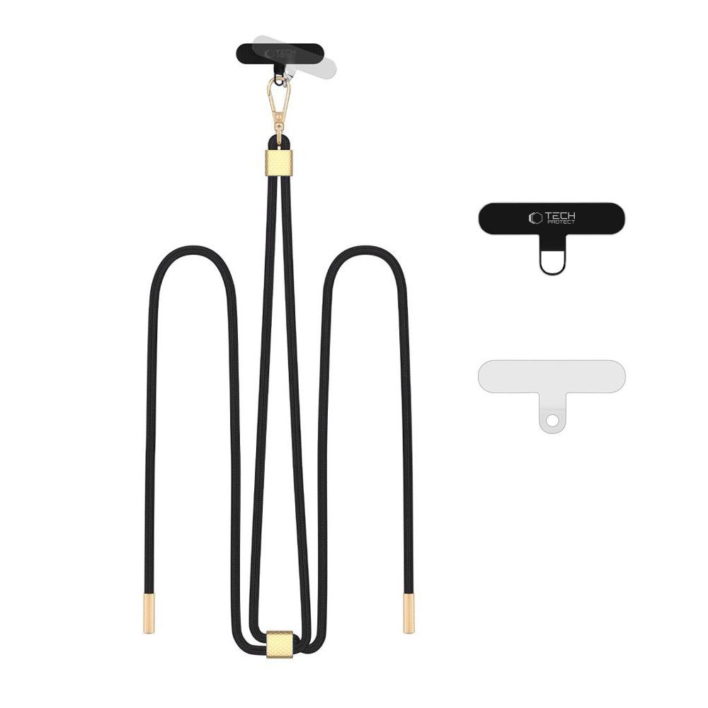 Tech-Protect C2S Rope Crossbody Strap Leash - Black