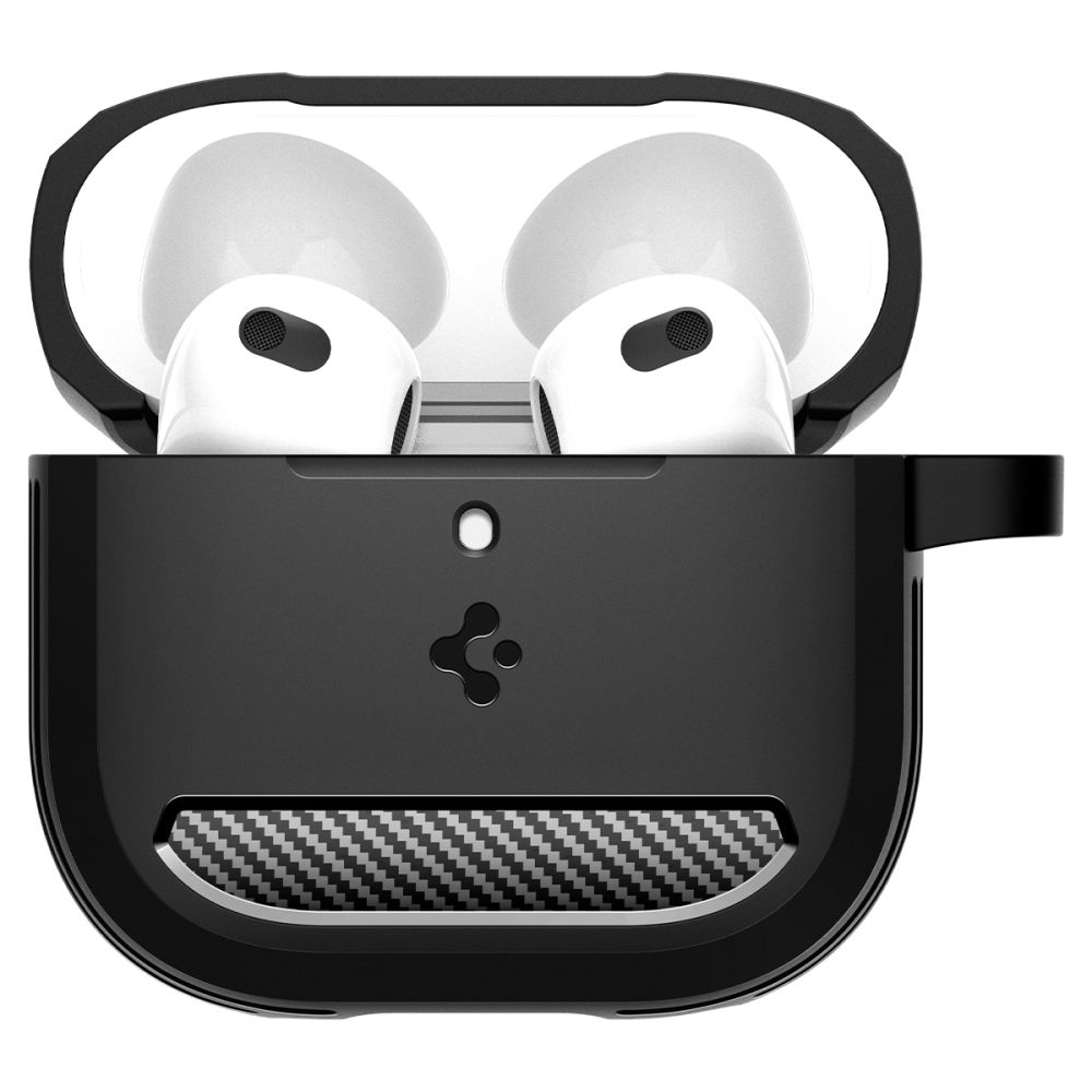 Spigen Rugged Armor Case for AirPods 4, Black