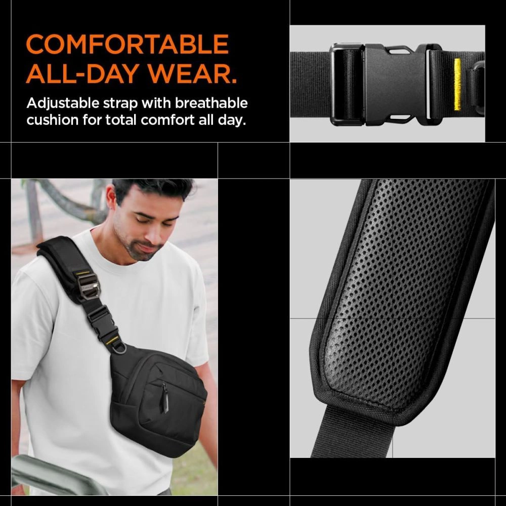 Spigen KD410 Sling Bag Klasden - Black