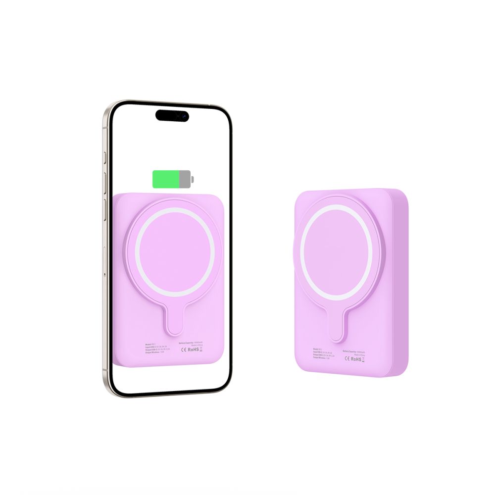 Tech-Protect LifeMag MagSafe PB11 10000mAh Power Bank, Pink