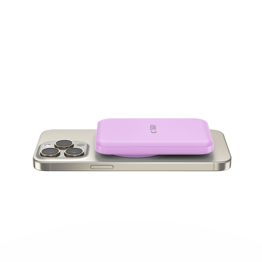 Tech-Protect LifeMag PB10 5000mAh MagSafe Power Bank, Pink
