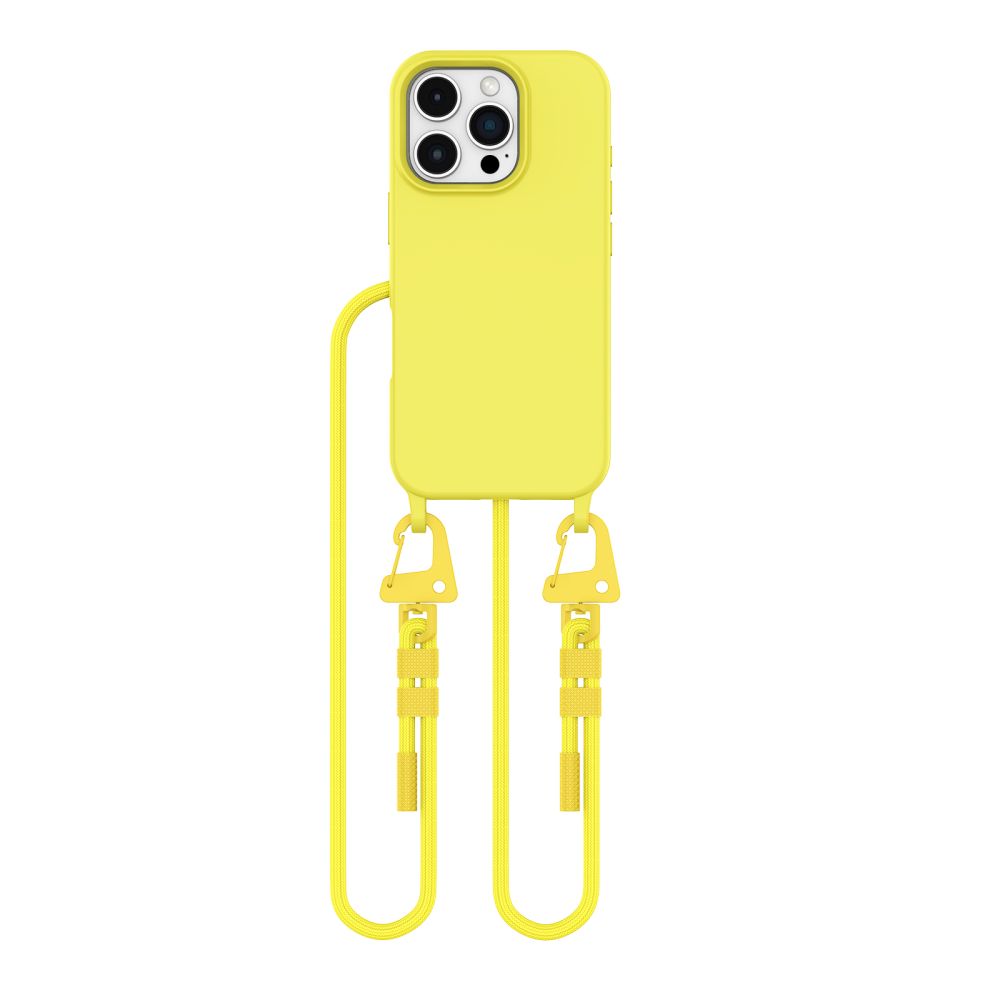 Tech-Protect iPhone 16 Pro Max Case MagNecklace MagSafe with Lanyard, Yellow