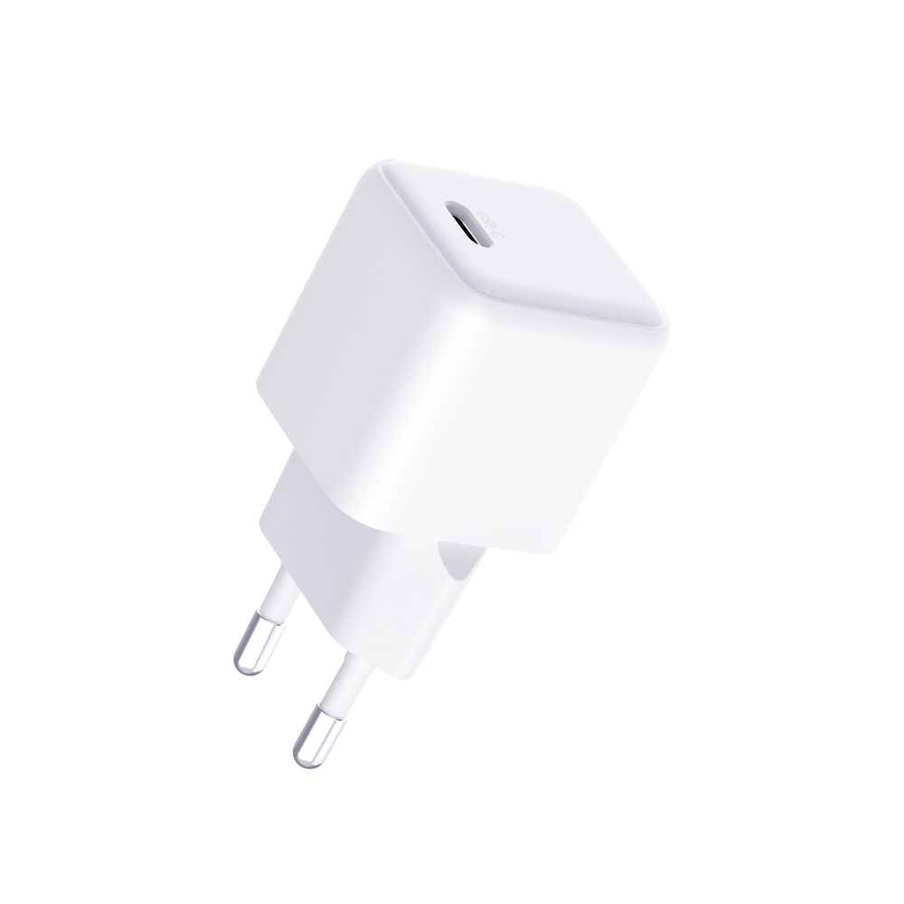 3mk Hyper Charger PD GaN 25W Wall Charger with USB-C Cable, White