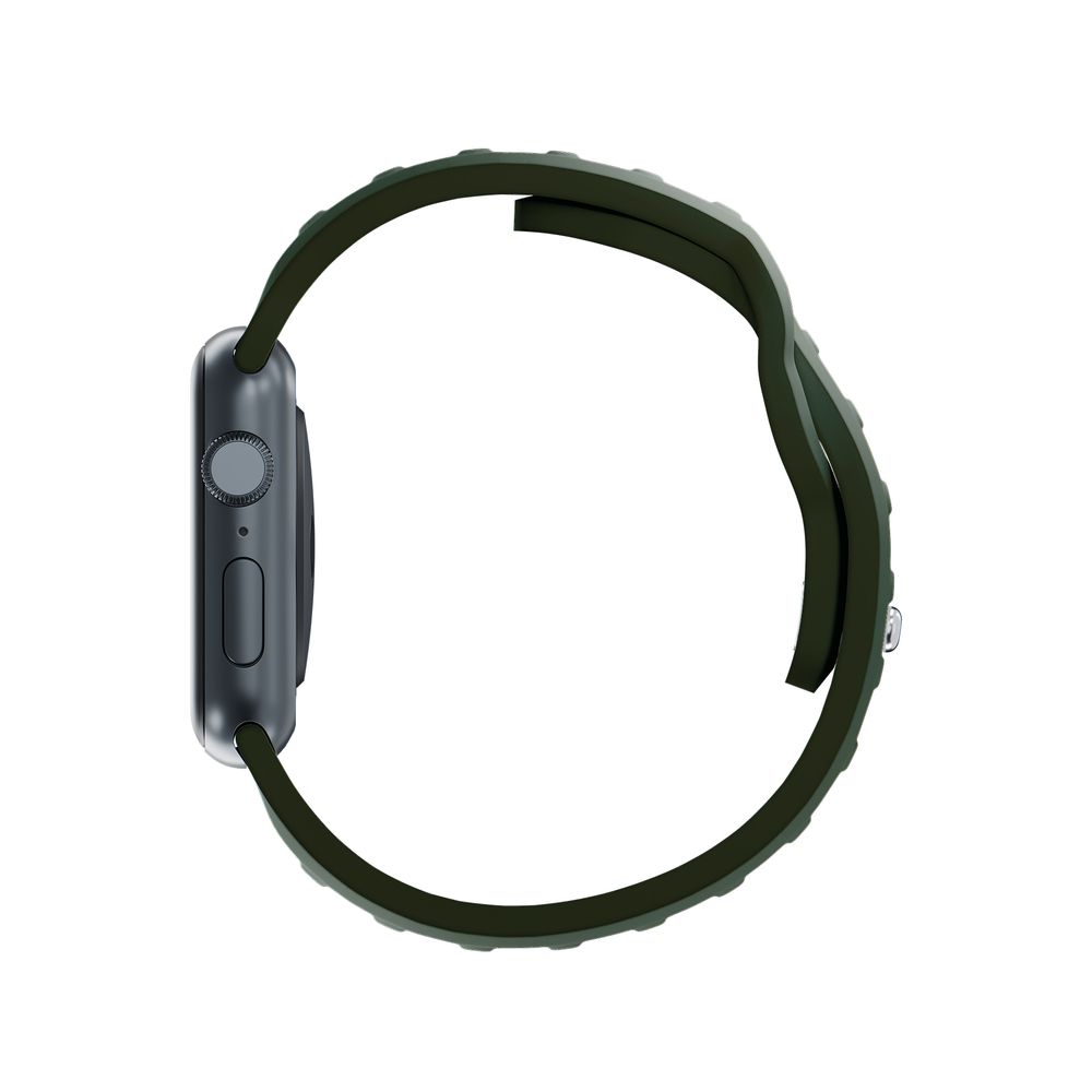 3mk Silicone Watch Strap for Apple Watch 38 / 40 / 41 mm, Green