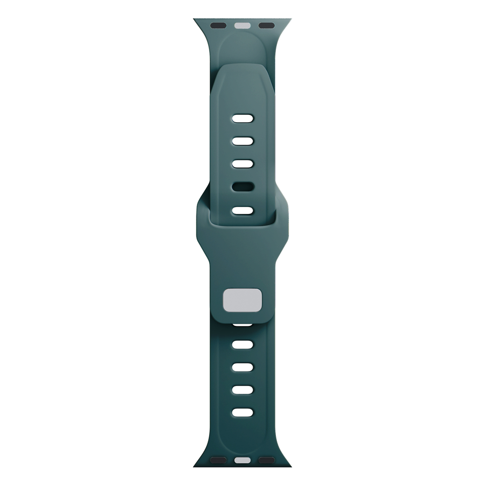 Силиконовый ремешок 3mk для Apple Watch 42 / 44 / 45 / 49 mm, зеленый