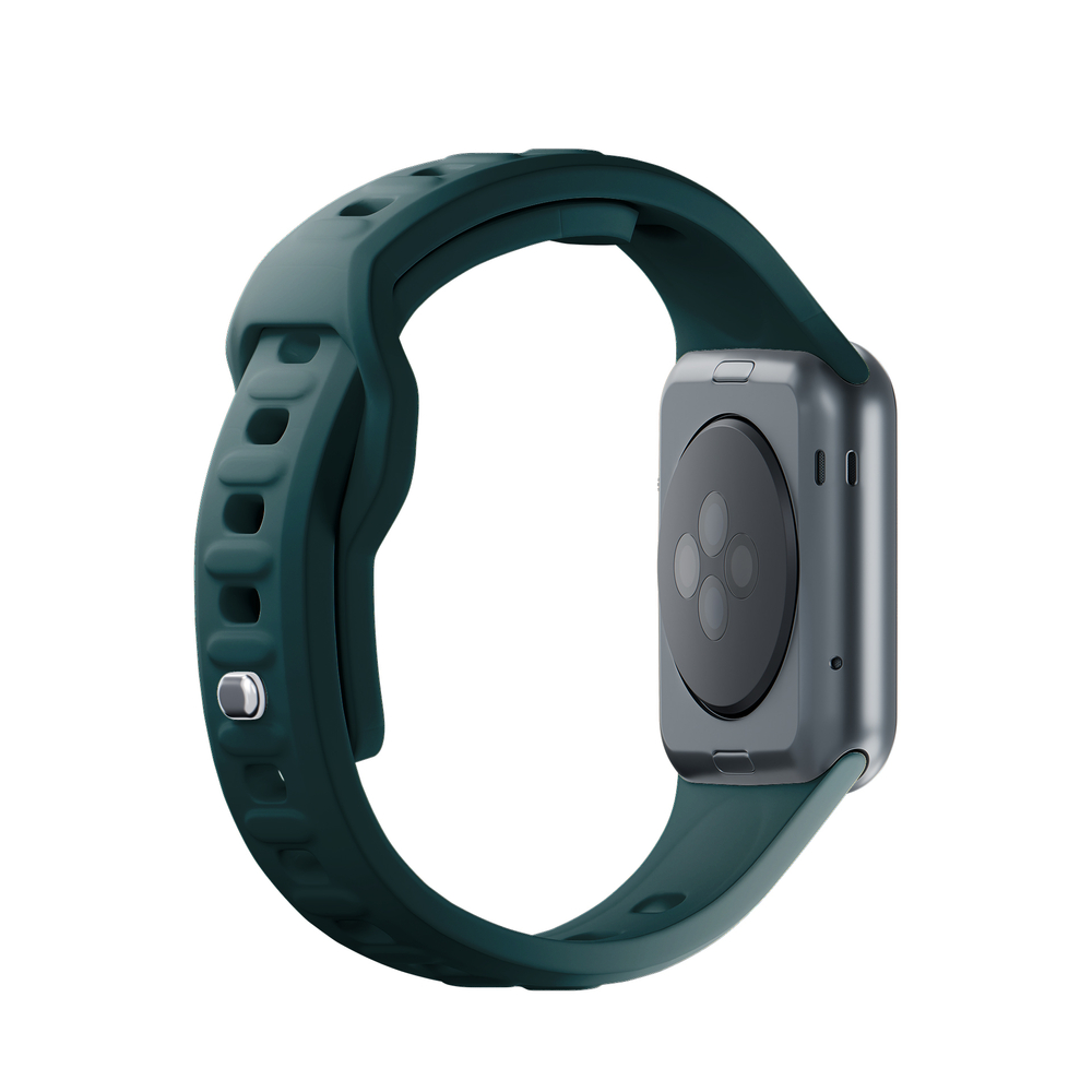 Силиконовый ремешок 3mk для Apple Watch 42 / 44 / 45 / 49 mm, зеленый