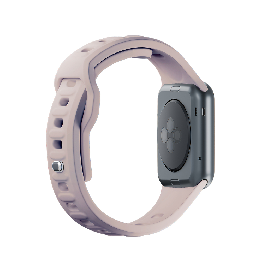 3mk Silicone Watch Strap for Apple Watch 42 / 44 / 45 / 49 mm, Beige