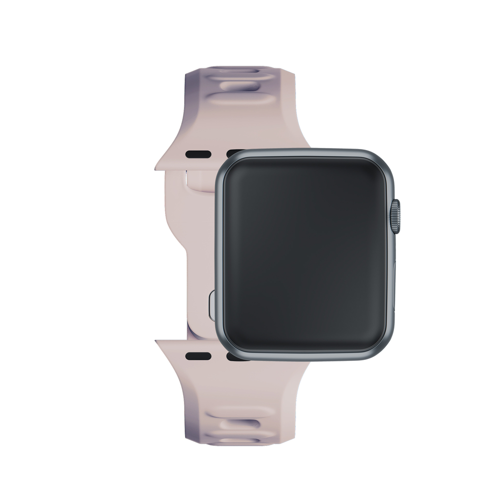 3mk Silicone Watch Strap for Apple Watch 42 / 44 / 45 / 49 mm, Beige