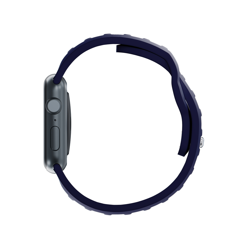 3mk Silicone Watch Strap for Apple Watch 42 / 44 / 45 / 49 mm, Blue