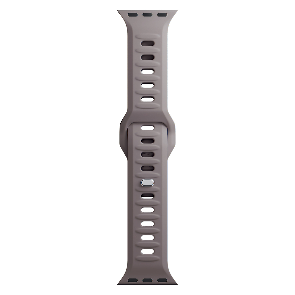 3mk Silicone Watch Strap for Apple Watch 42 / 44 / 45 / 49 mm, Brown