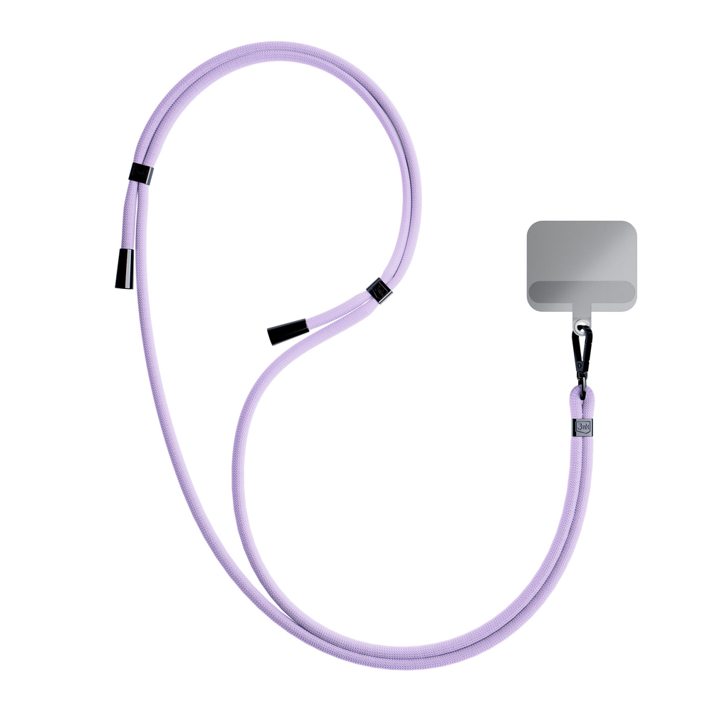 3mk EasyClip Smartphone Lanyard, Purple