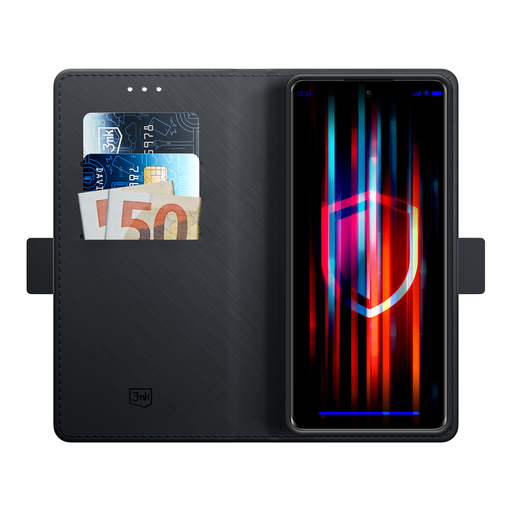 3mk Wallet Case for Realme 11 Pro+, Black