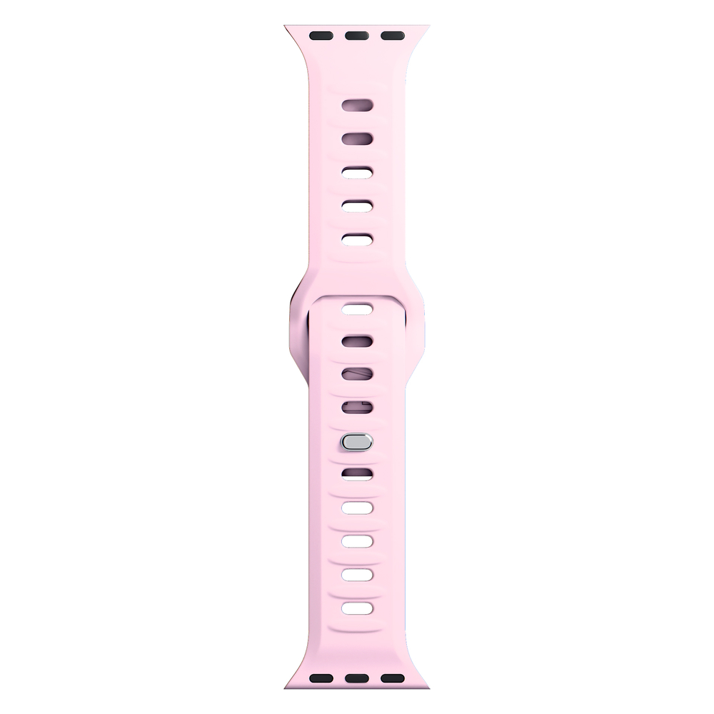 3mk Silicone Watch Strap for Apple Watch 38 / 40 / 41 mm, Pink