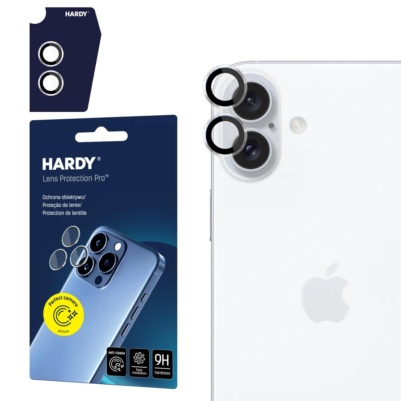 Apple iPhone 16/16 Plus - HARDY Lens Protection Pro Transparent