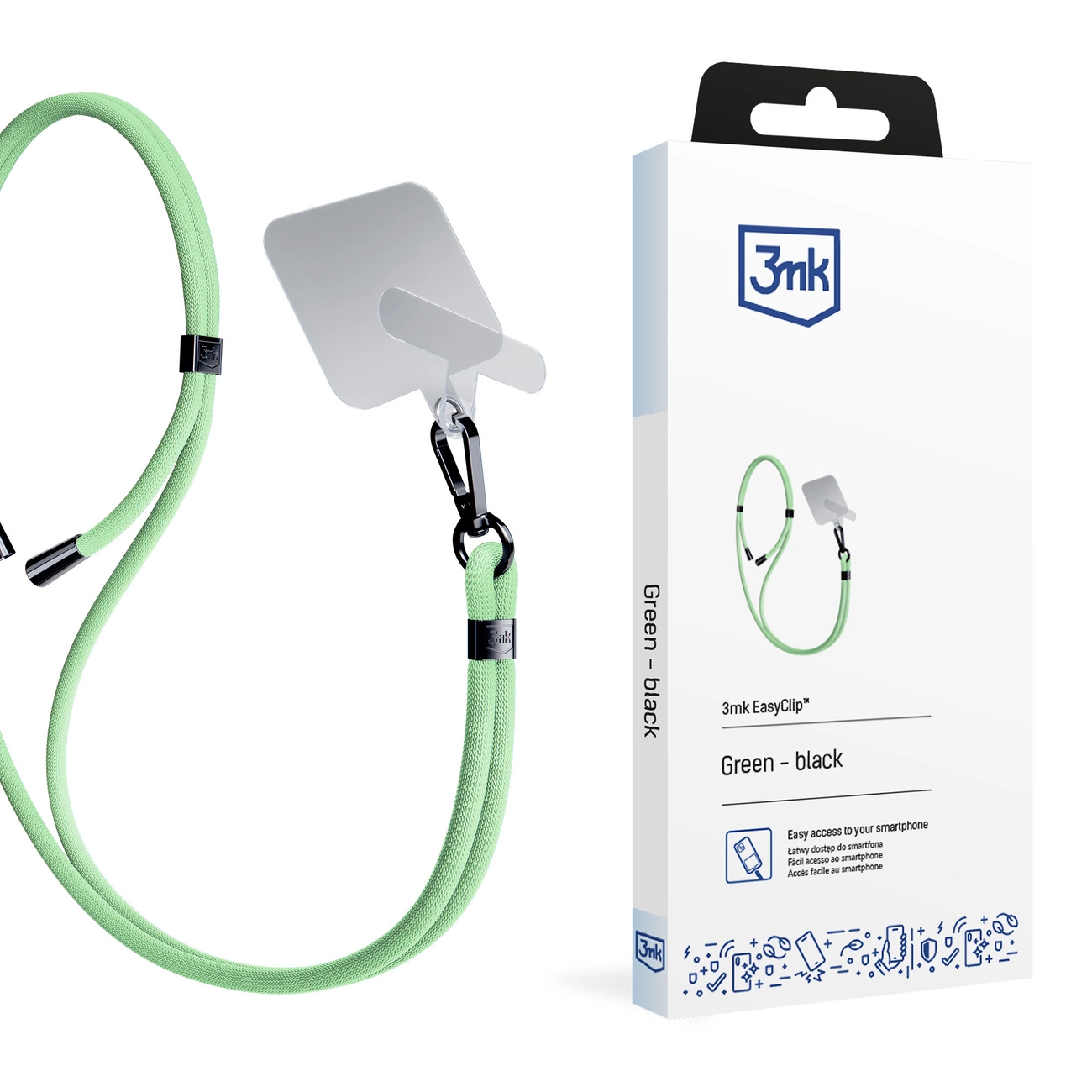 Accessories Green (black) - 3mk EasyClip