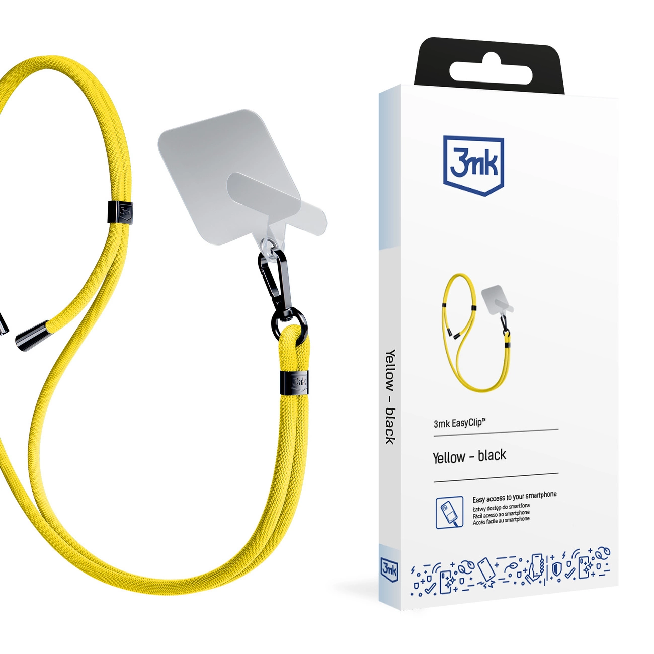 Accessories Yellow (black) - 3mk EasyClip