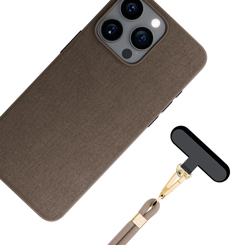 3mk EasyClip Elite Smartphone Lanyard, Beige
