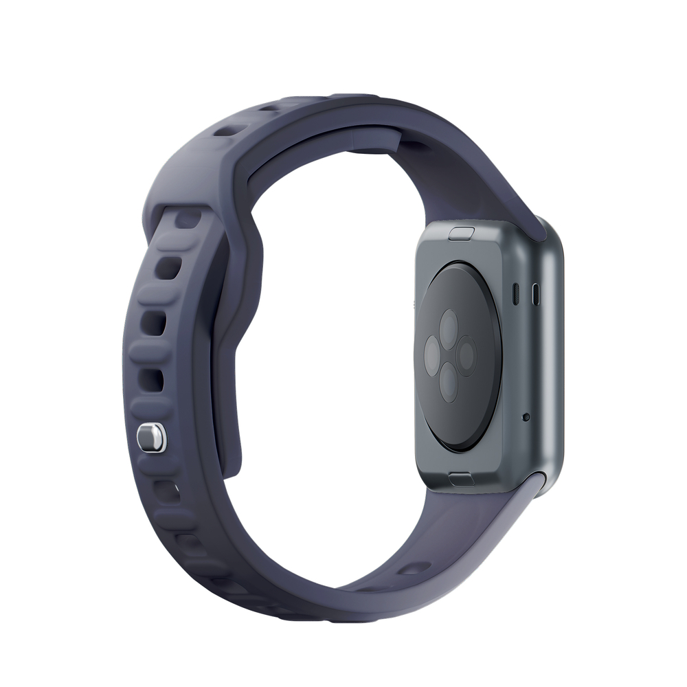 3mk Silicone Watch Strap for Apple Watch 38 / 40 / 41 mm, Gray