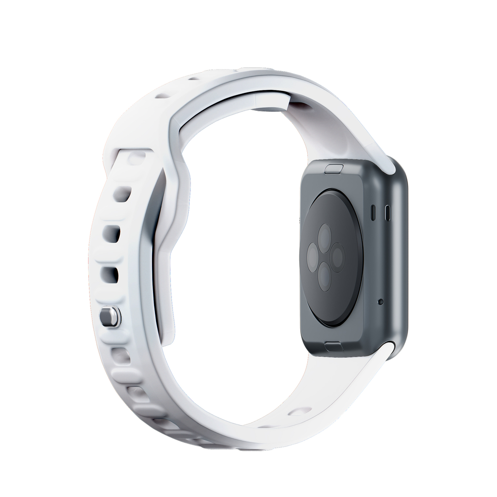 Силиконовый ремешок 3mk для Apple Watch 38 / 40 / 41 mm, белый